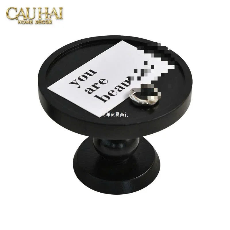 Đế Nến Black Wood-CẬU HAI HOME DECOR