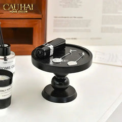 Đế Nến Black Wood-CẬU HAI HOME DECOR