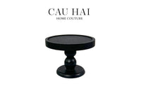 Đế Nến Black Wood-CẬU HAI HOME DECOR