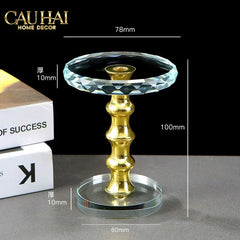 Đế Trụ Trưng Bày Pha Lê 1/3/5 Trụ - Golden Column Cristalleries Display Stand-KỆ TRANG TRÍ-CẬU HAI HOME DECOR