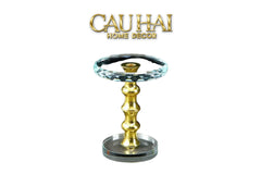 Đế Trụ Trưng Bày Pha Lê 1/3/5 Trụ - Golden Column Cristalleries Display Stand-KỆ TRANG TRÍ-CẬU HAI HOME DECOR