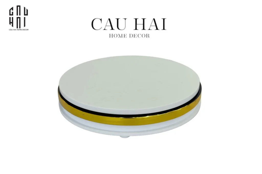 Đế Xoay Điện 35Cm - Turning Table 35Cm-KHAY TRANG TRÍ-CẬU HAI HOME DECOR