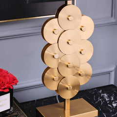 Đèn Bàn Léman - Léman Golden Side Table Lamp-ĐÈN BÀN-CẬU HAI HOME DECOR