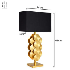 Đèn Bàn Léman - Léman Golden Side Table Lamp-CẬU HAI HOME DECOR