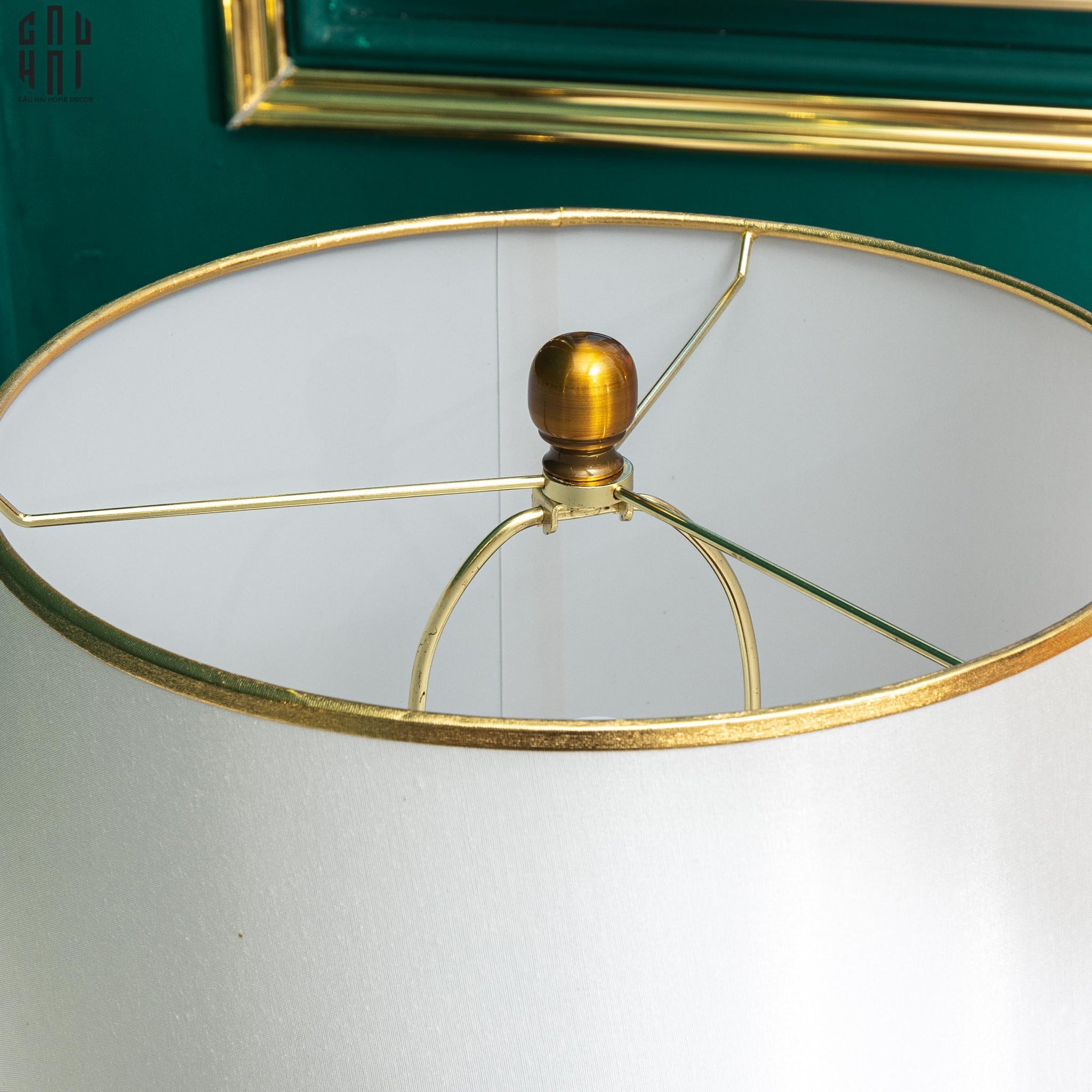 Đèn Bàn Martha - Martha Porcelain Side Table Lamp-ĐÈN BÀN-CẬU HAI HOME DECOR