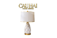 Đèn Bàn Martha - Martha Porcelain Side Table Lamp-ĐÈN BÀN-CẬU HAI HOME DECOR