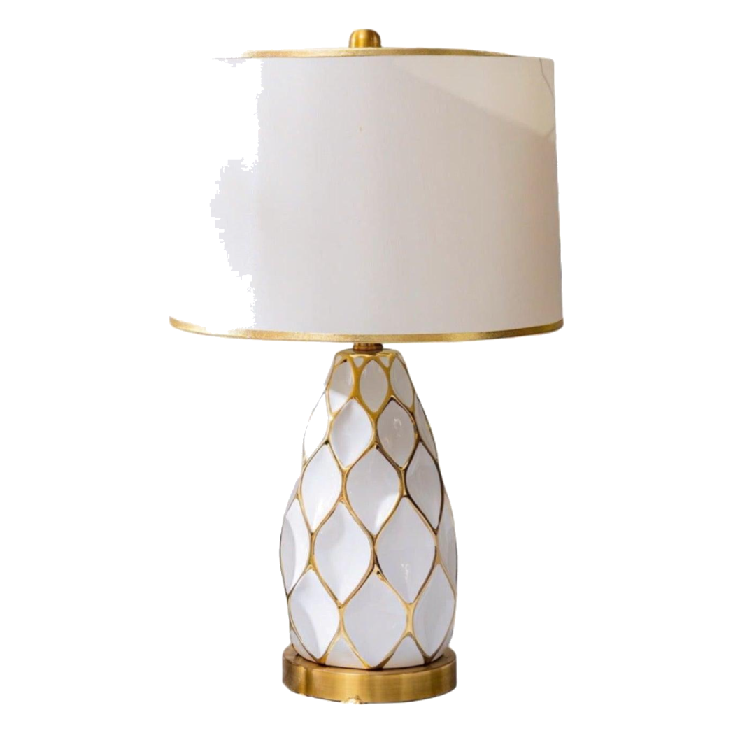 Đèn Bàn Martha Porcelain Side Table Lamp - CẬU HAI HOME DECOR