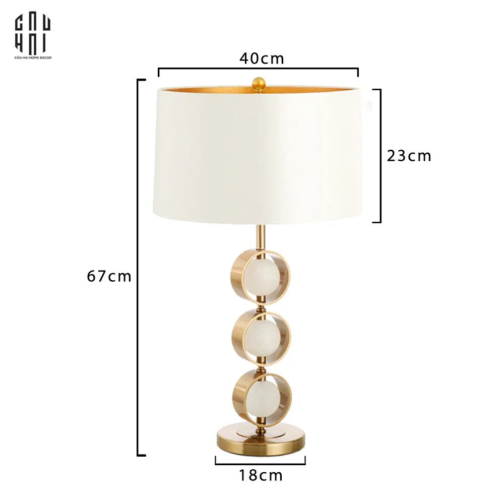 Đèn Bàn Pearls - Pearls Side Table Lamp-ĐÈN BÀN-CẬU HAI HOME DECOR