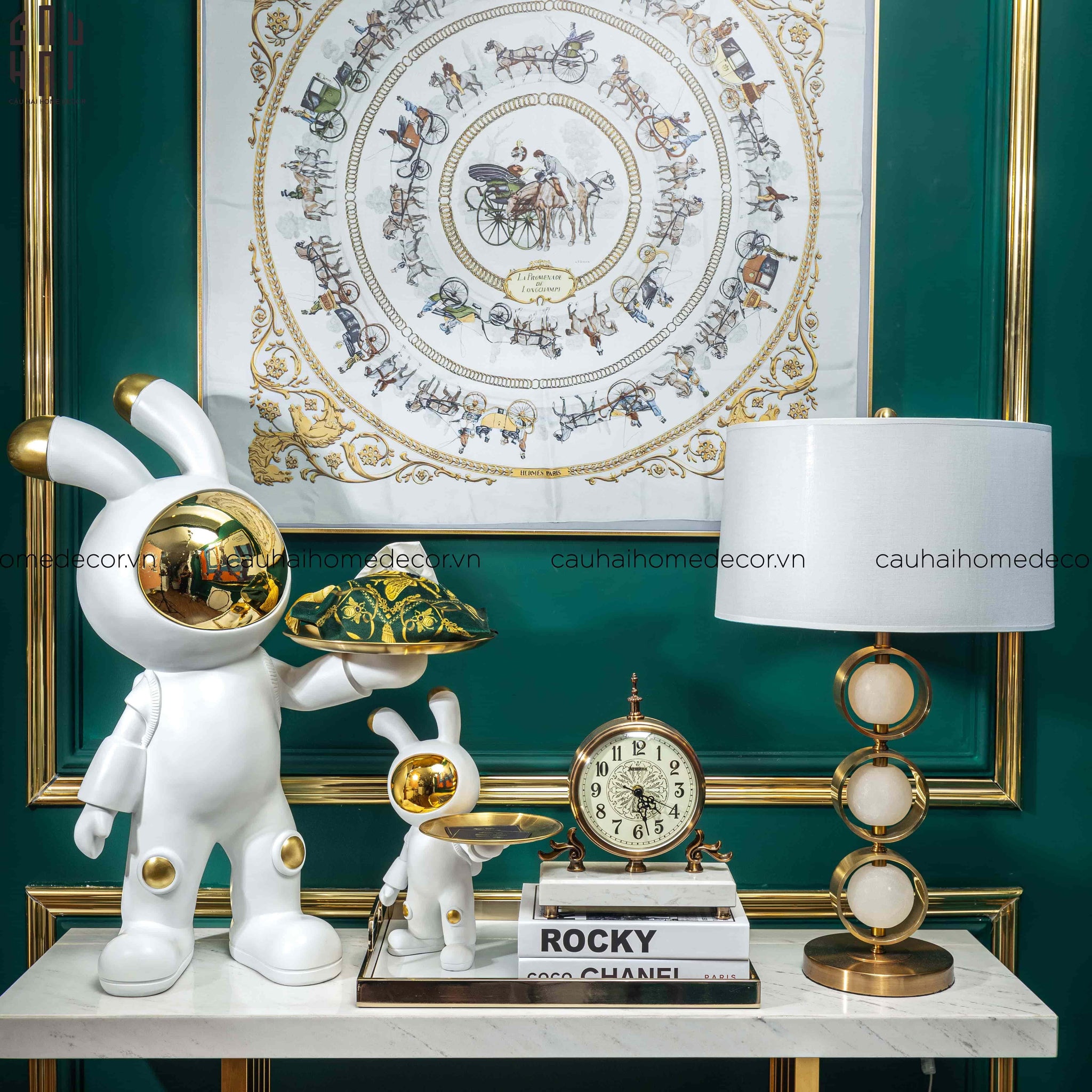 Đèn Bàn Pearls - Pearls Side Table Lamp-ĐÈN BÀN-CẬU HAI HOME DECOR