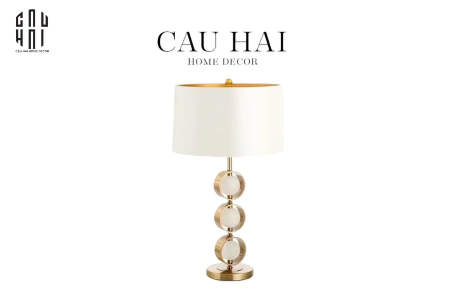 Đèn Bàn Pearls - Pearls Side Table Lamp-ĐÈN BÀN-CẬU HAI HOME DECOR