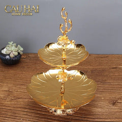 Đĩa 2 Tầng Persian Lumière Aurelia Petals Étagère-CẬU HAI HOME DECOR
