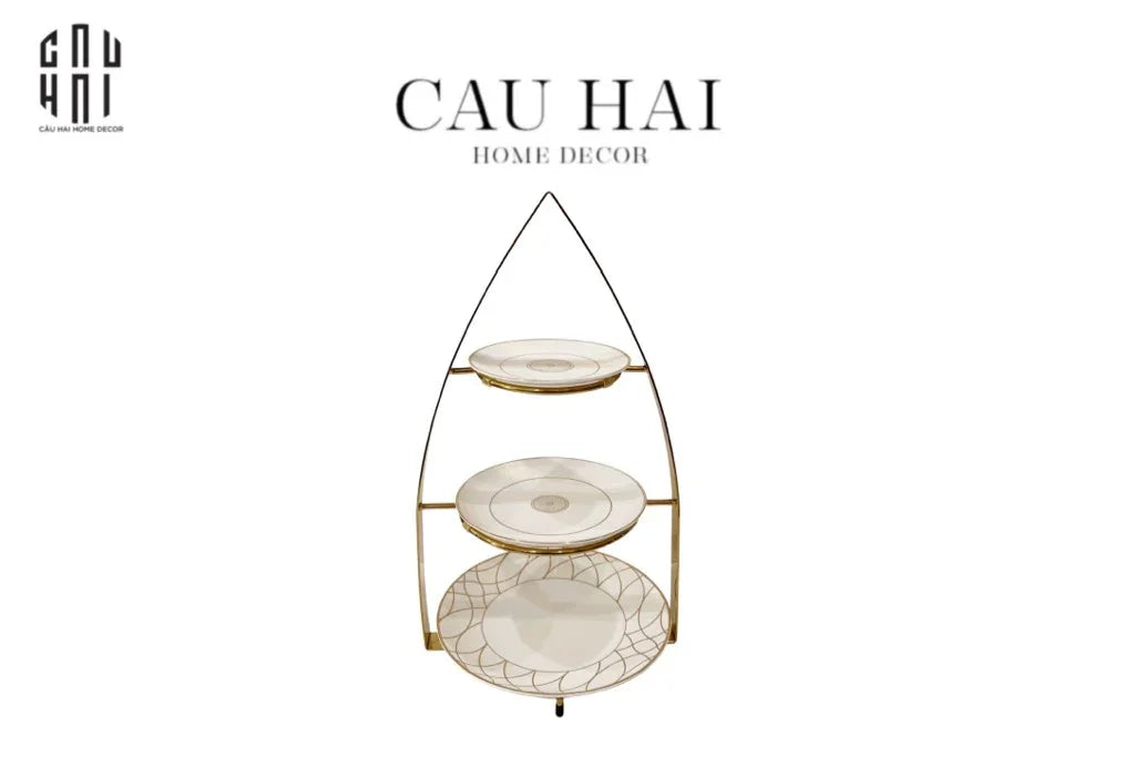 Đĩa 3 Tầng Cyberpunk Étagère-SET CHÉN DĨA-CẬU HAI HOME DECOR
