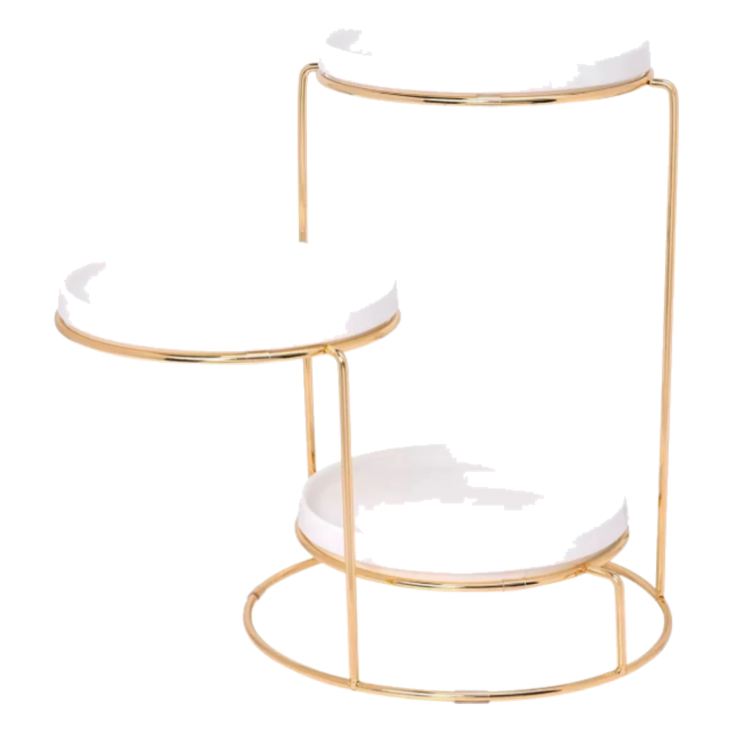 Đĩa Bánh 3 Tầng Élégance Three-Tier Dessert Stand