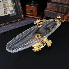 Đĩa Dài Persian Lumière Papillon Crystal Plateau-SET CHÉN DĨA-CẬU HAI HOME DECOR