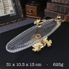 Đĩa Dài Persian Lumière Papillon Crystal Plateau-SET CHÉN DĨA-CẬU HAI HOME DECOR