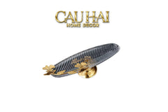 Đĩa Dài Persian Lumière Papillon Crystal Plateau-SET CHÉN DĨA-CẬU HAI HOME DECOR