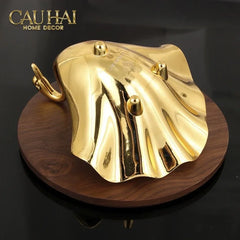 Đĩa Metalic Persian Aurelia D'Or Swan-CẬU HAI HOME DECOR