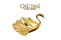 Đĩa Metalic Persian Aurelia D'Or Swan-CẬU HAI HOME DECOR