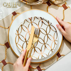 Đĩa Salad / Tráng Miệng Maison Éclat Interlace - Dinner Plate 8" 20cm-CẬU HAI HOME DECOR