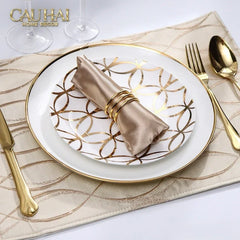 Đĩa Salad / Tráng Miệng Maison Éclat Interlace - Dinner Plate 8" 20cm-CẬU HAI HOME DECOR