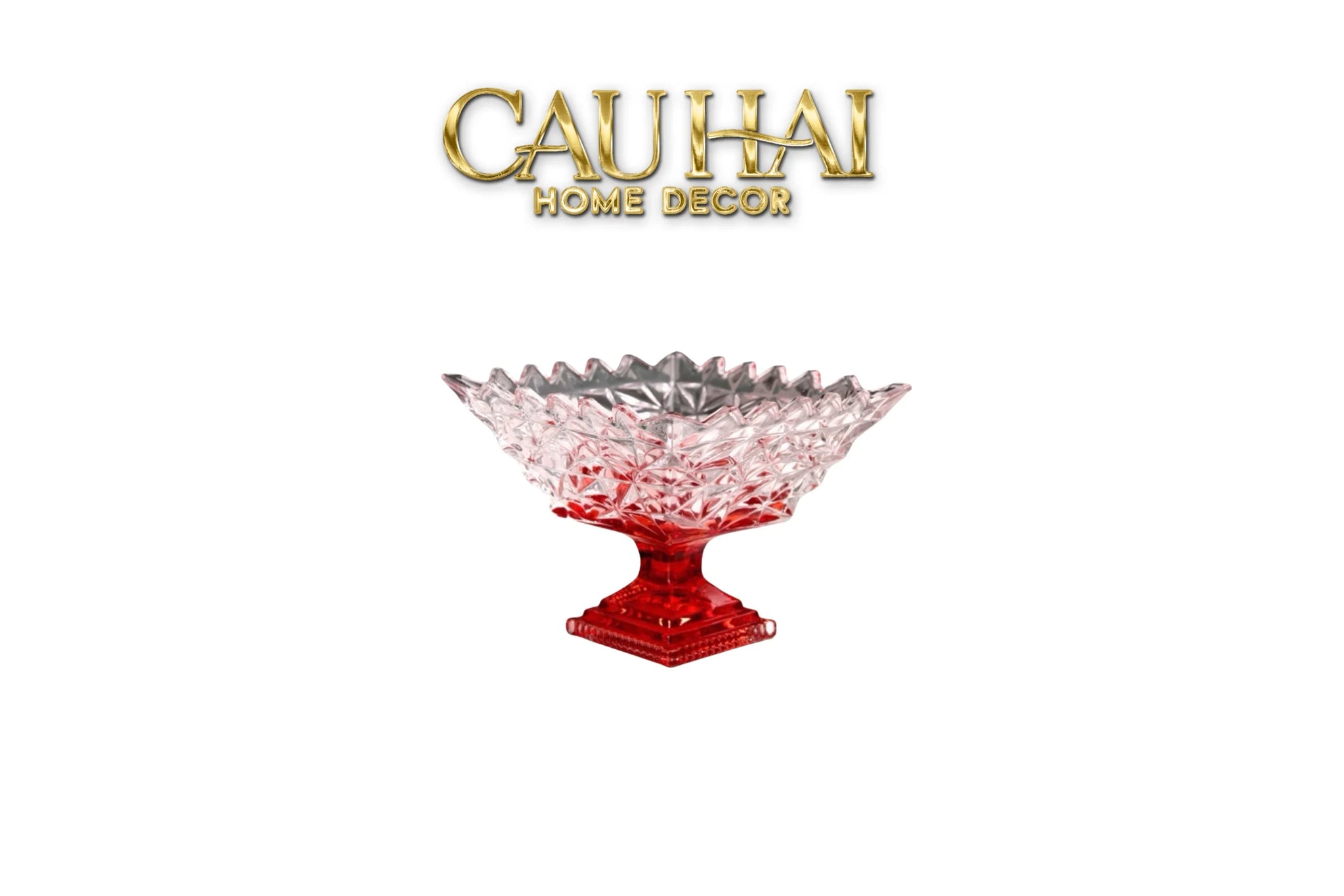Đĩa Thuỷ Tinh Icecream Tiny Plateau.-SET CHÉN DĨA-CẬU HAI HOME DECOR
