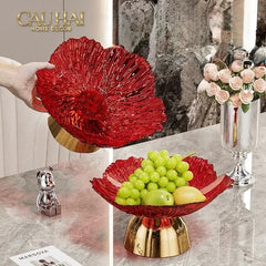 Đĩa Trái Cây Acry - Sunlit Blossom-SET CHÉN DĨA-CẬU HAI HOME DECOR
