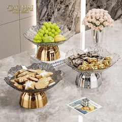 Đĩa Trái Cây Acry - Sunlit Blossom-SET CHÉN DĨA-CẬU HAI HOME DECOR