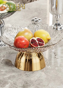 Đĩa Trái Cây Acry - Sunlit Blossom-SET CHÉN DĨA-CẬU HAI HOME DECOR