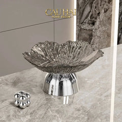 Đĩa Trái Cây Acry - Sunlit Blossom-SET CHÉN DĨA-CẬU HAI HOME DECOR