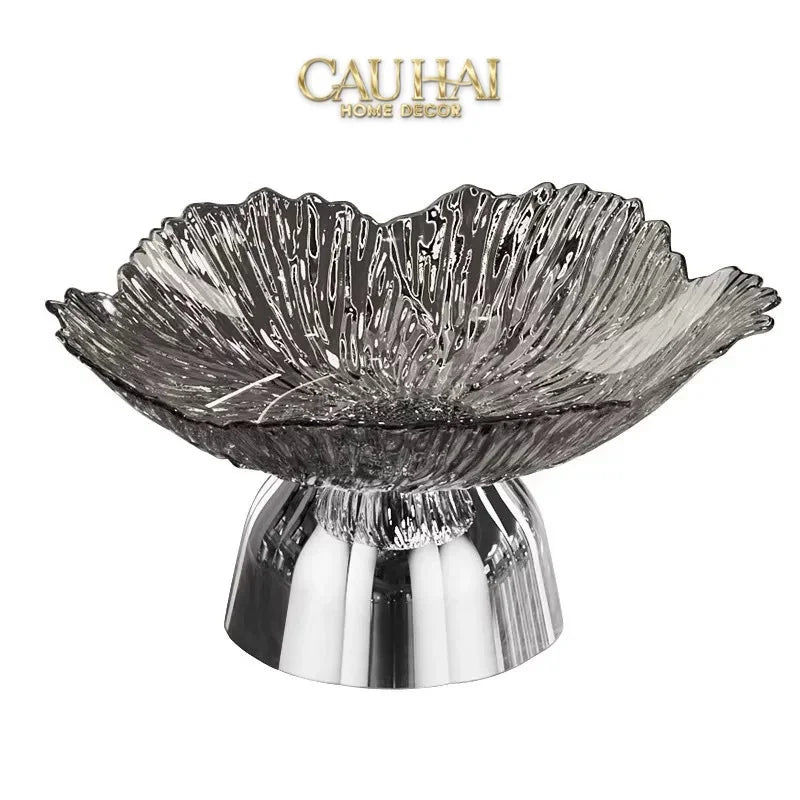 Đĩa Trái Cây Acry - Sunlit Blossom-SET CHÉN DĨA-CẬU HAI HOME DECOR
