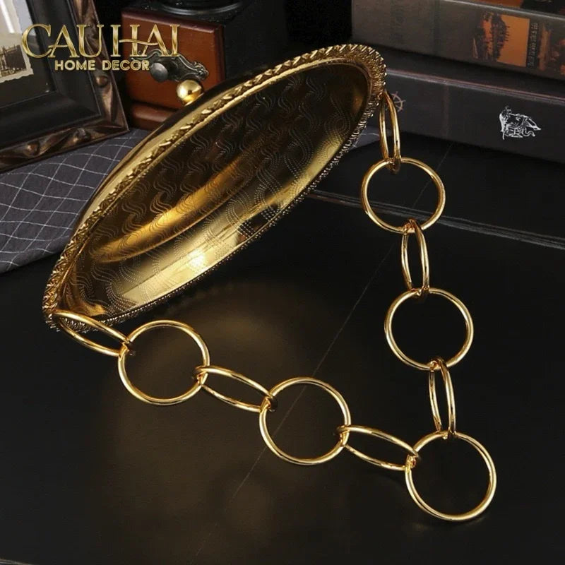 Đĩa Trái Cây Persian D’Or Circle Serve Tray-SET CHÉN DĨA-CẬU HAI HOME DECOR