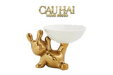 Đĩa Trái Cây Petit Lapin Jolié D'Or-SET CHÉN DĨA-CẬU HAI HOME DECOR