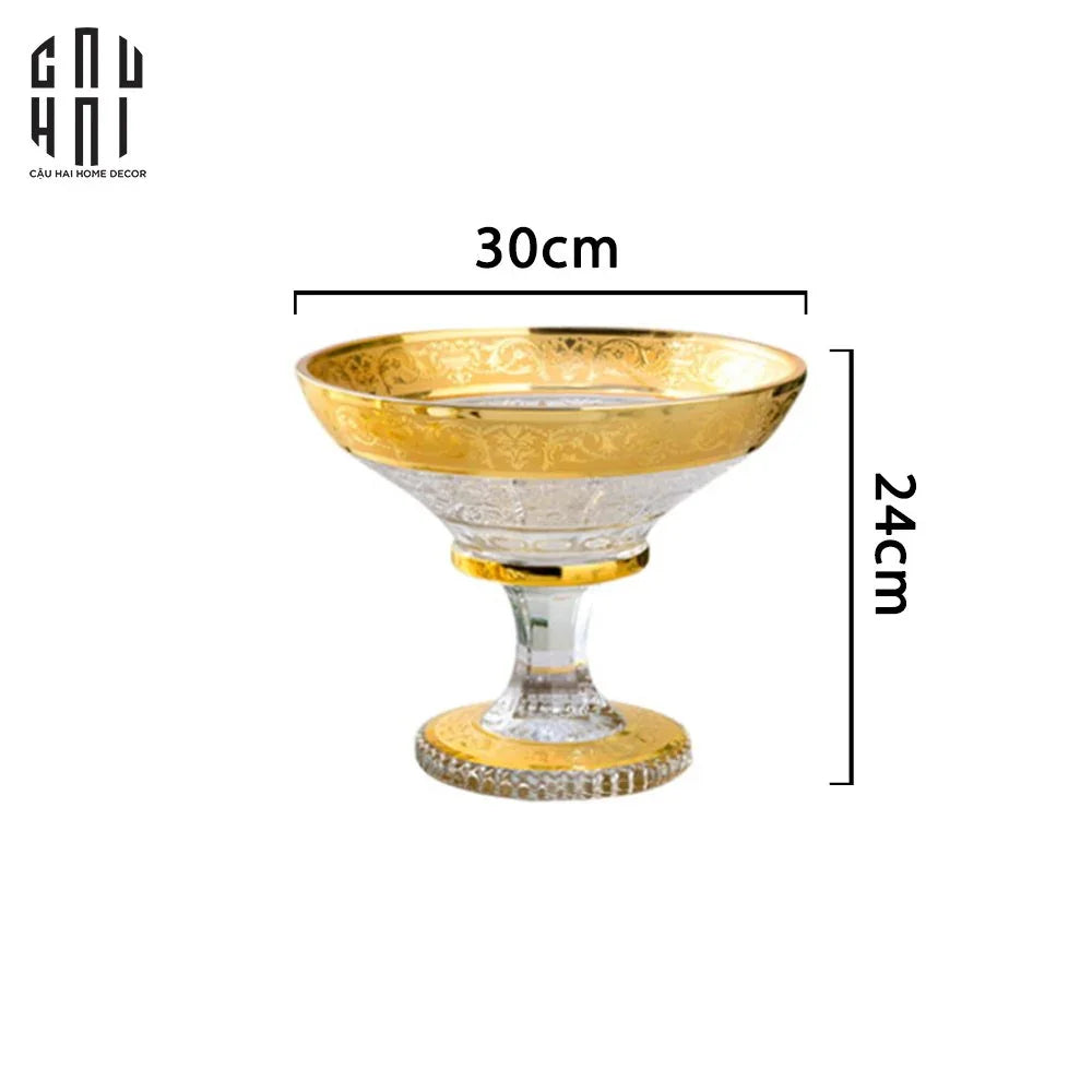 Đĩa Trái Cây Thuỷ Tinh Mason S30-SET CHÉN DĨA-CẬU HAI HOME DECOR