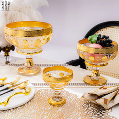 Đĩa Trái Cây Thuỷ Tinh Tommy Ss25-SET CHÉN DĨA-CẬU HAI HOME DECOR