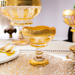 Đĩa Trái Cây Thuỷ Tinh Tommy Ss25-SET CHÉN DĨA-CẬU HAI HOME DECOR