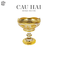 Đĩa Trái Cây Thuỷ Tinh Tommy Ss25-SET CHÉN DĨA-CẬU HAI HOME DECOR