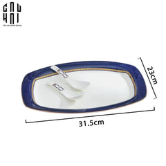 Đĩa Trái Xoài Sứ Ngọc - Orchard Disk 32-CẬU HAI HOME DECOR