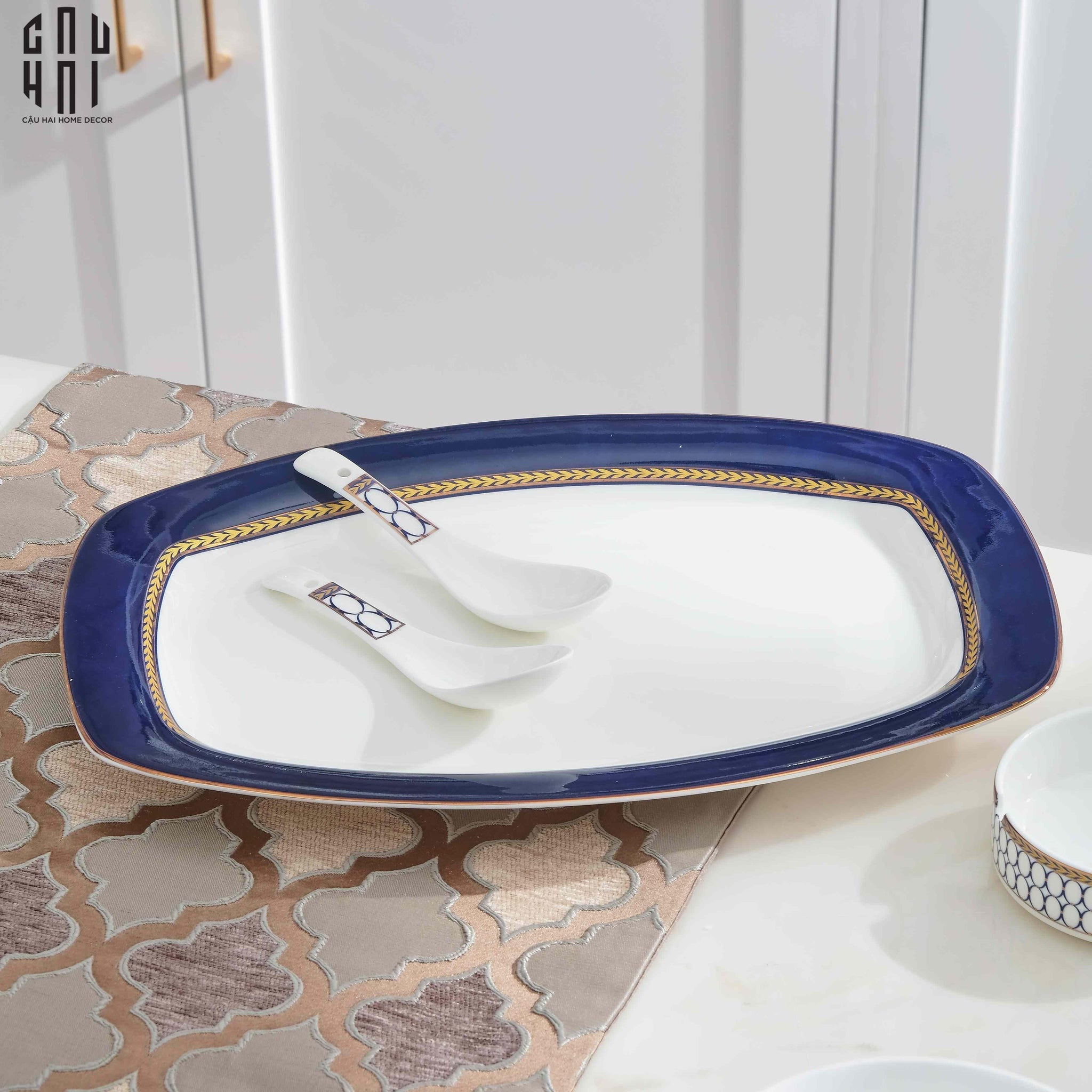 Đĩa Trái Xoài Sứ Ngọc - Orchard Disk 32-CẬU HAI HOME DECOR