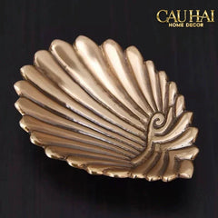 Đĩa Trang Sức Conque D’Aegean - Brasson Jewelry Shell Tray-SET CHÉN DĨA-CẬU HAI HOME DECOR