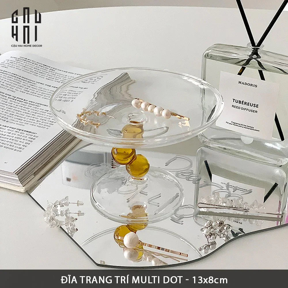 Đĩa Trang Trí Multi Dot-SET CHÉN DĨA-CẬU HAI HOME DECOR