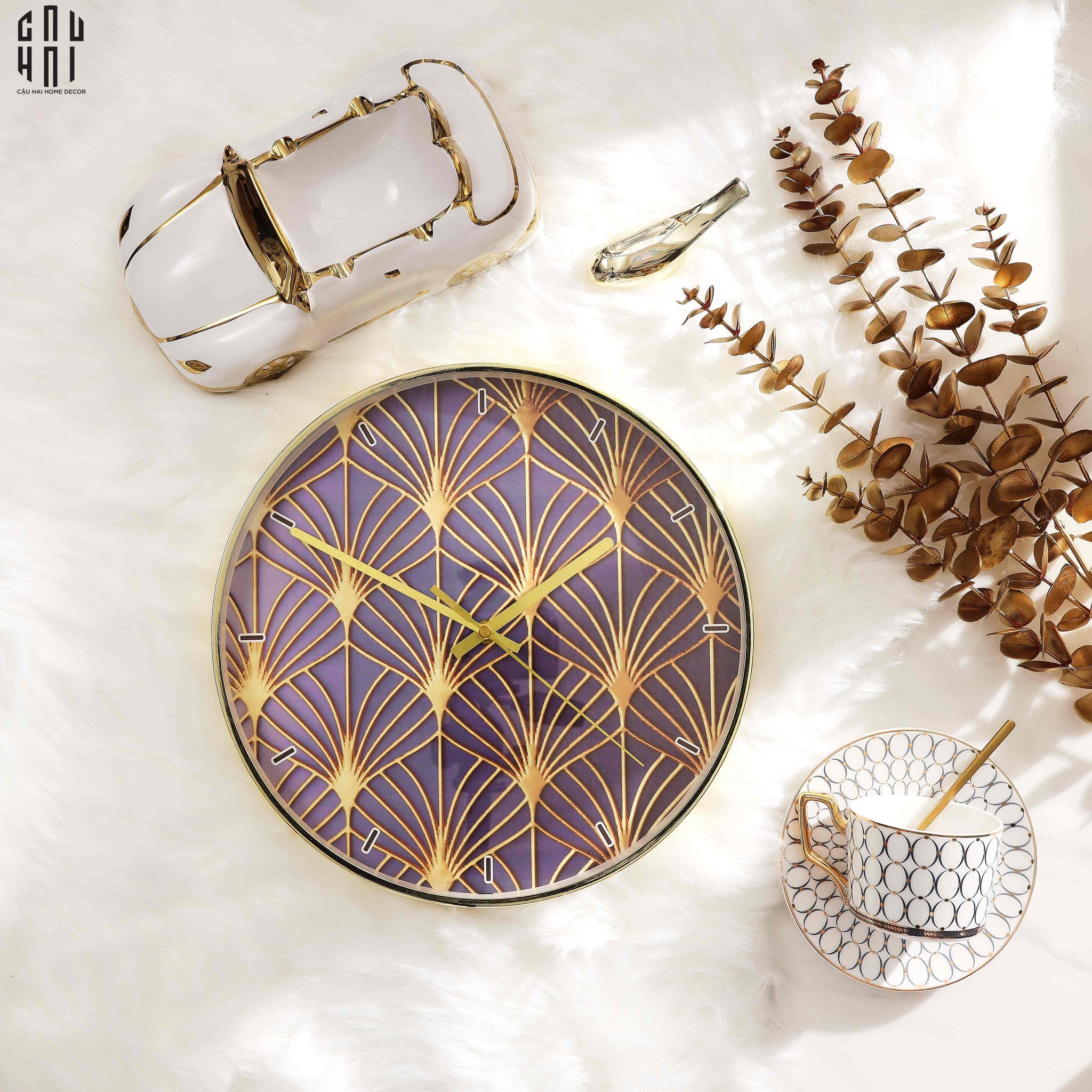 Đồng Hồ Golden Maple-ĐỒNG HỒ-CẬU HAI HOME DECOR