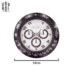 Đồng Hồ Treo Tường Cao Cấp Regal Aston D34 Graphite Version-ĐỒNG HỒ-CẬU HAI HOME DECOR