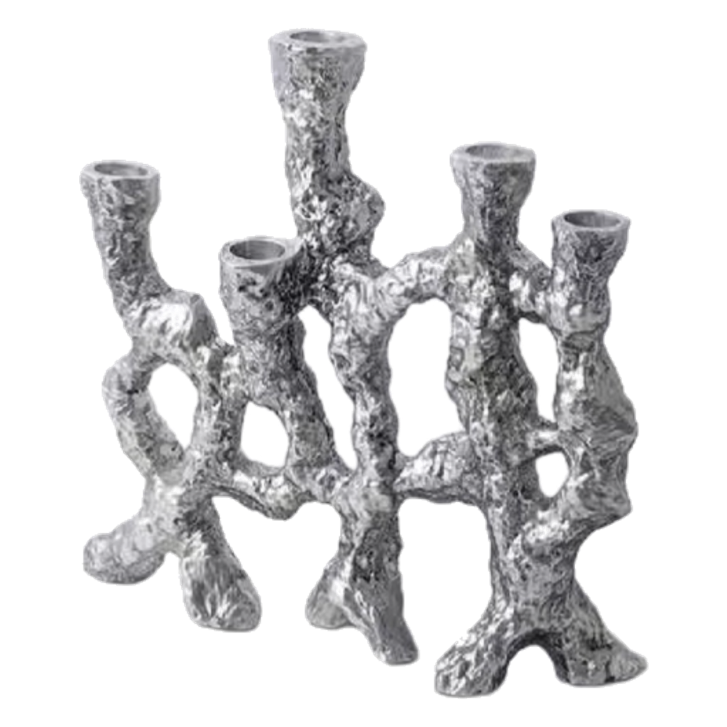 Elysian Couture - Đế Nến Platinum Multi Roots Candle Holders - CẬU HAI HOME DECOR