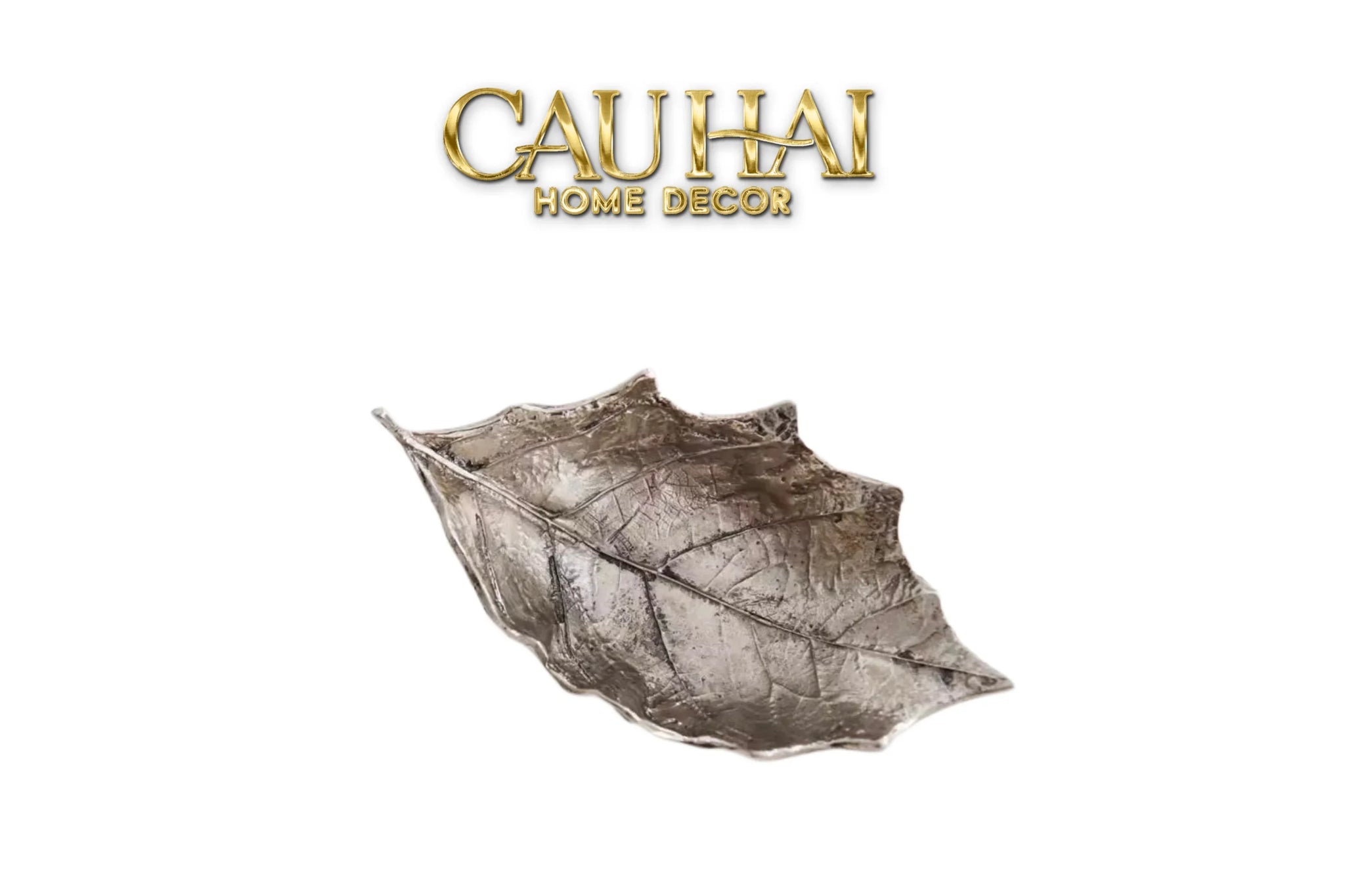 Elysian Couture - Đĩa Kẹo Mạ Bạc Modern Luxury Manhattan Vibe - Từ Ấn Độ 17 x 10 x 7.5-CẬU HAI HOME DECOR