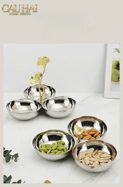 Elysian Couture - Đĩa Trái Cây Triptyque Platinum Dou Ginkgo Decorative Disk-LY THỦY TINH-CẬU HAI HOME DECOR