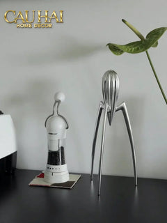 Elysian Fw25 - Tượng Kitchenware Spider Citron Chrome H29-TƯỢNG TRANG TRÍ-CẬU HAI HOME DECOR