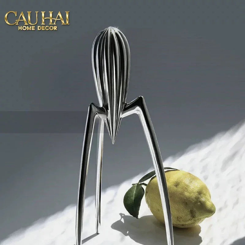 Elysian Fw25 - Tượng Kitchenware Spider Citron Chrome H29-TƯỢNG TRANG TRÍ-CẬU HAI HOME DECOR