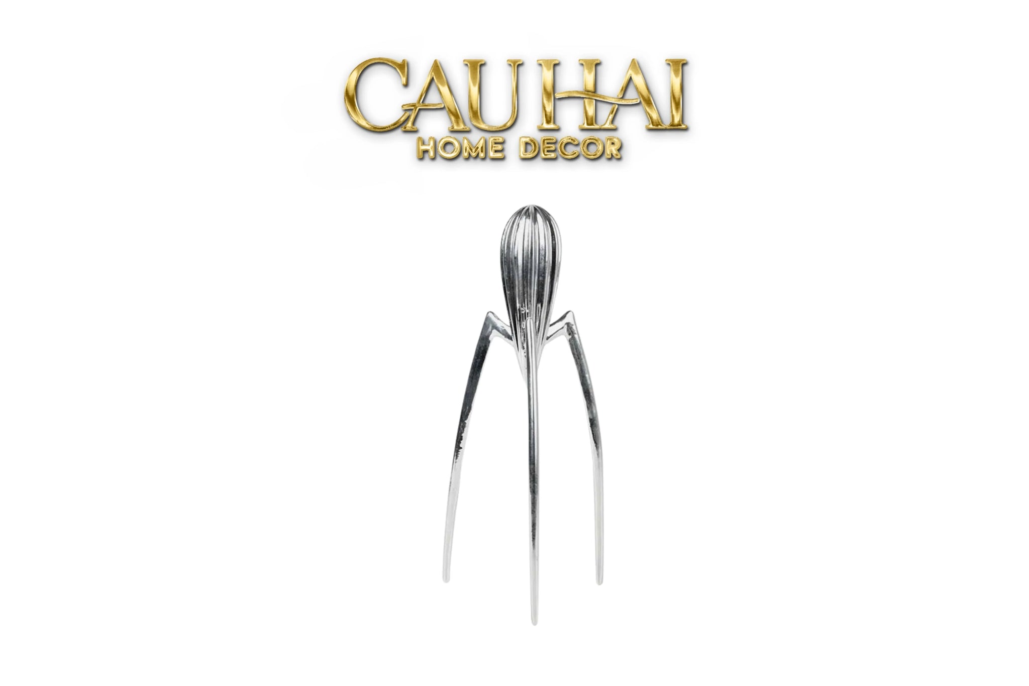 Elysian Fw25 - Tượng Kitchenware Spider Citron Chrome H29-TƯỢNG TRANG TRÍ-CẬU HAI HOME DECOR