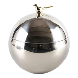 Elysian - Lọ Kẹo Hộp Lưu Trữ Hình Cầu Platinum Gilded Aviary Sphere-LY THỦY TINH-Đối tác tại Trung Quốc theo từng đơn đặt hàng-CẬU HAI HOME DECOR