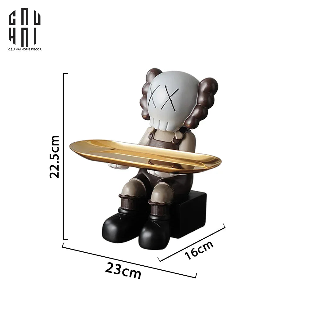Elysian - Tượng Figurine Sitting Super Kaw Ss25-TƯỢNG TRANG TRÍ-CẬU HAI HOME DECOR
